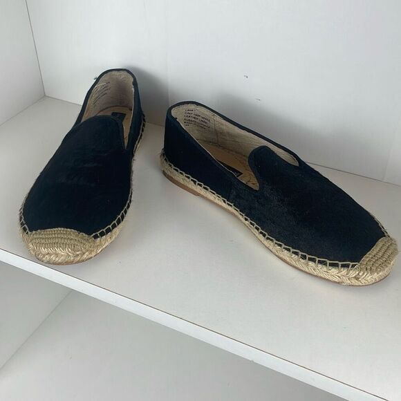 Steve Madden Lanii Hair Calf Espadrille Loafers 7 - Picture 2 of 12